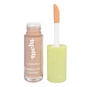 Corretivo Líquido Cobertura Leve Melu By Ruby Rose RR8104 Cappuccino 4 Atacado para Revenda