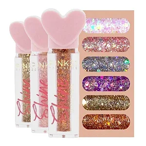Pink 21 - Sombra Liquida Glitter Shine CS5204 - 12 Und Atacado para Revenda