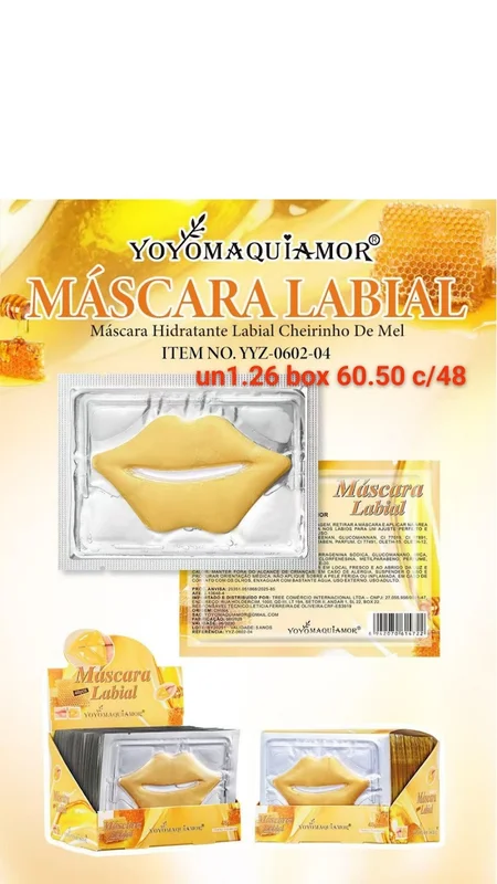 ’ Oy Xr ? Ae @vinscara Labiae Liscara Hidratante Labial Cheirinho de Mel Be - 04 YO YO - Maquiagem Atacado Revenda