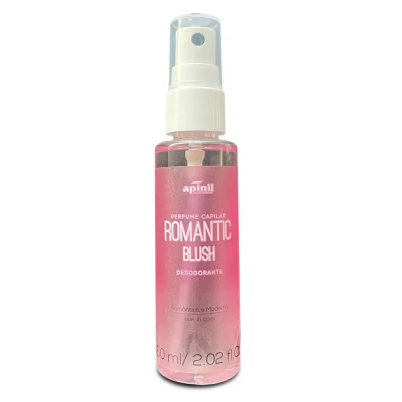 Perfume Capilar Romantic Blush 60ml Apinil Atacado para Revenda