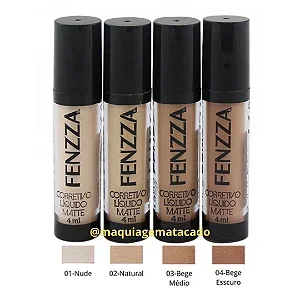 Corretivo Líquido Matte Fenzza CL41 Atacado para Revenda