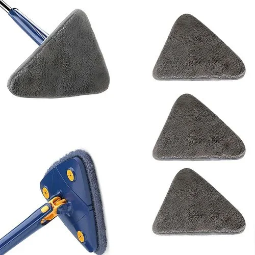 Refil Para Mop Esfregão Triangular Limpa E Seca Reutilizável 26cm Atacado para Revenda