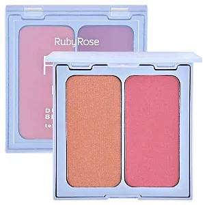 Duo de Blushes Mood Ruby Rose HB870 Cor 02 - VCTO: 09/2026 Atacado para Revenda