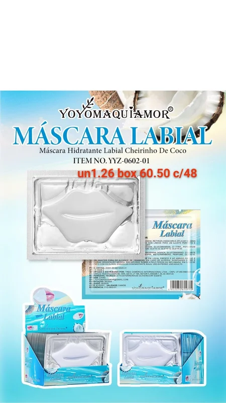 / Eal Mascara Labat, Mascara Hidratante Labial Cheirinho de Coco - 01 YO YO - Maquiagem Atacado Revenda