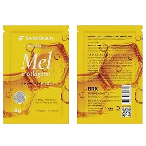 Máscara Facial Peel Off Mel e Colágeno Swiss Beauty SB241 Atacado para Revenda