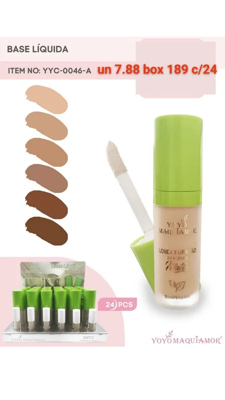 Base Liquida - A YO YO - Maquiagem Atacado Revenda