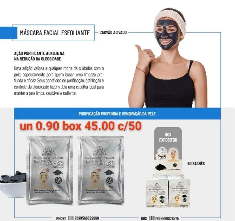 Fx Jin Chia Facialesrouante Ot — — Aged Purificante Auxilia na 3 na Reducao da Oleosidade » V Uma Adigao Valiosa a Qualquer Rotina de Cuidades com a . 7 Pele. Especiaimente para Quem Busca Uma Impeza Pro- Funda e Eficaz. Seus Beneficios de Purificagzo, Esfollagio e —— Controle da Oleosidade Fazem Dela Uma Escolha Ideal para Manter 2 Pele Imp Saudivel Eradante Of __ Is Purificacao Profunda e Renovagad da Pele - PHÁLLEBEAUTY - Maquiagem Atacado Revenda