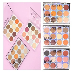 Pink21 - Paleta de Sombras Your Way CS3630 - UNIT ( Validade: 05/26 ) Atacado para Revenda