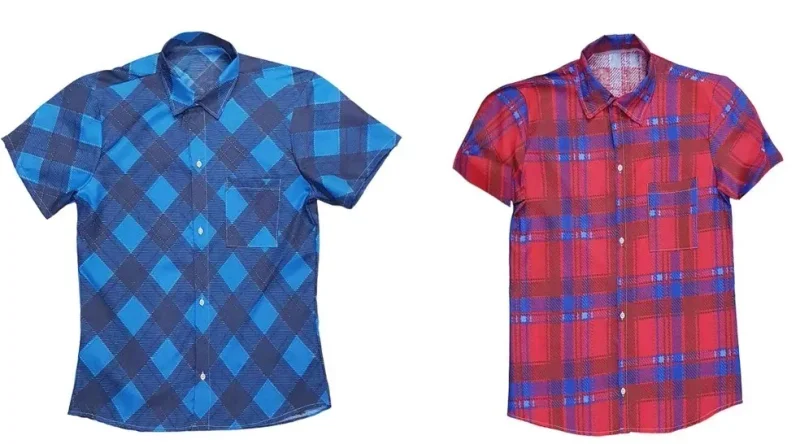 00106 CAMISA ADULTO MANGA CURTA JUNINA G Atacado