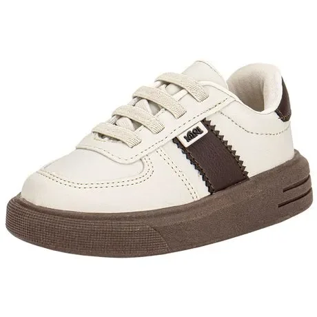 Tênis Infantil Masculino NilQi 23102 Bege Atacado