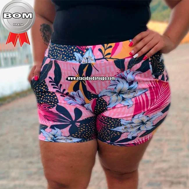 Short Curto Plus Size Atacado