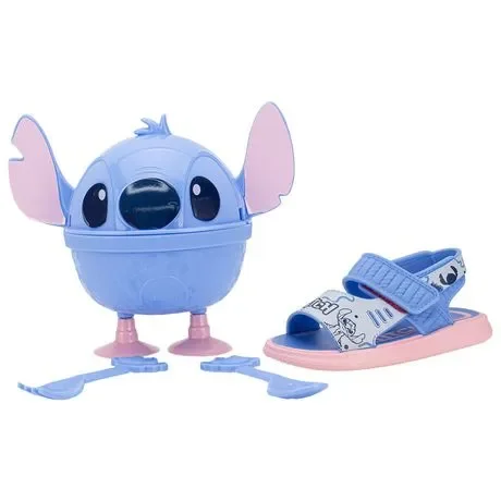 Kit Sandália Infantil Baby Disney Lunch Time Grendene Kids 23271 Azul/Rosa Atacado