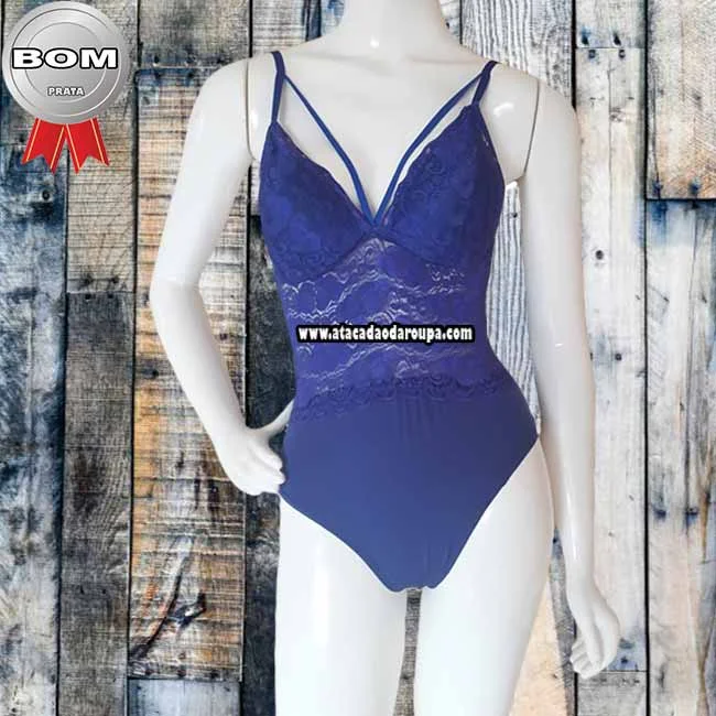 Body Com Bojo Gladiador de Renda Atacado
