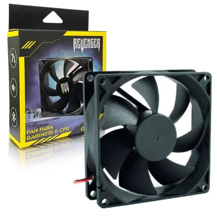 Cooller FAN para Gabinete 80mm X 80mm 2500 RPM REVENGER - G-VR313 Atacado