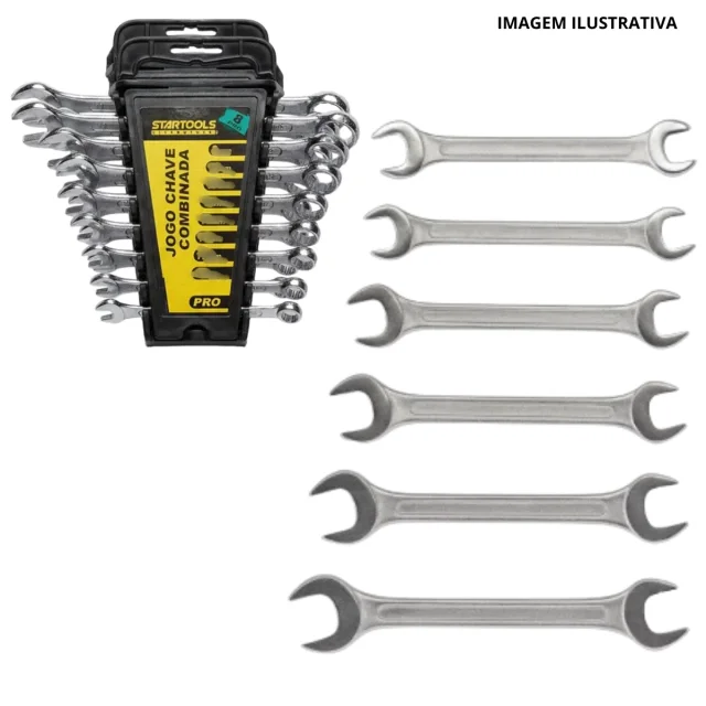Jogo De Chave Fixa 6 PÇS AR0726 SR0726 Atacado