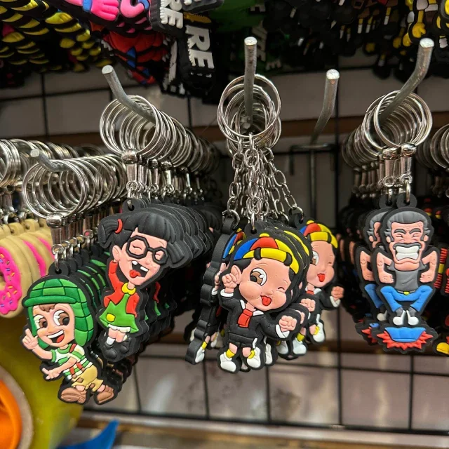 Kit C/12 Chaveiro emborrachado Chaves Atacado