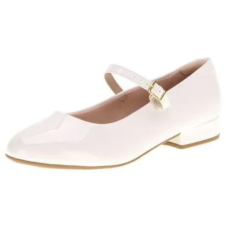 Sapato Infantil Feminino Molekinha 2528101 Branco Atacado