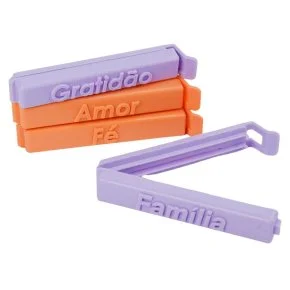 Lacre para Embalagem 9cm 4 Peças Palavras Atacado