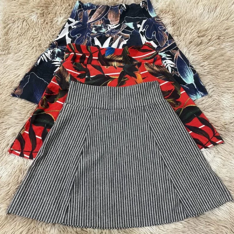 Saia Juvenil Estampada Atacado