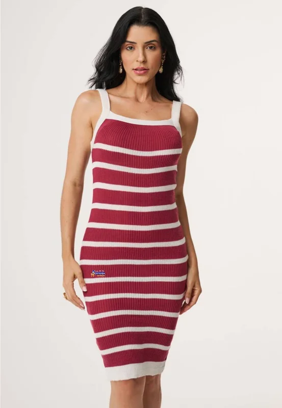 Vestido Tricô Alçinha Atacado