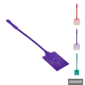 Raquete Mata Mosquito 12 Pç 39cm Plástico Sortidos Atacado