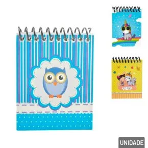 Bloco de Anotações 70 FL Estampas Sortidas Atacado