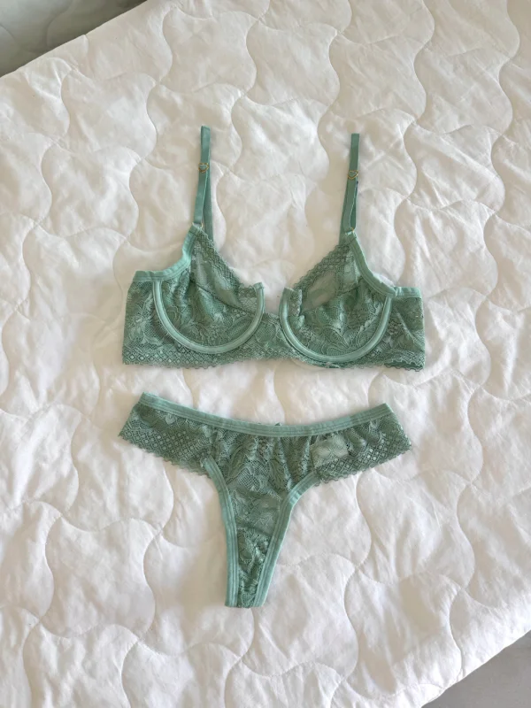 Conjunto Obscena Verde Téos Premium Atacado