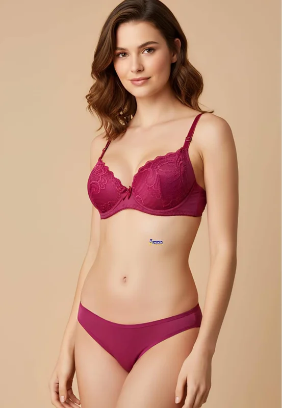 Lingerie Microfibra Luxo com Renda no Bojo Atacado