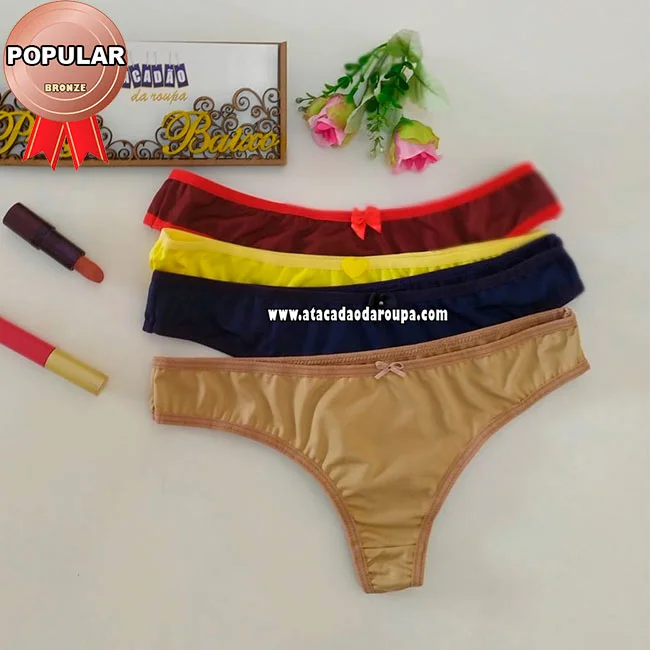 Calçinhas Microfibra Fio Dental Atacado