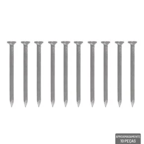 Prego de Aço 3,3x50mm 40 Gramas Atacado