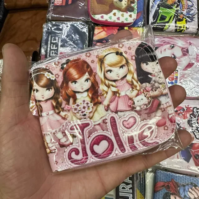 Kit C/12 Carteira Infantil Atacado