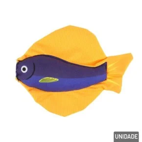 Brinquedo Pelúcia para Pets 18,5cm Peixe Color Atacado