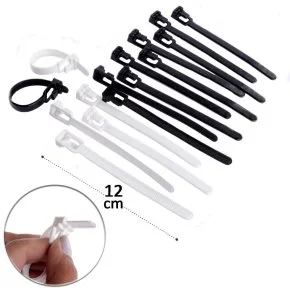 Organizador de Fios 15 Peças Plástico Color Atacado