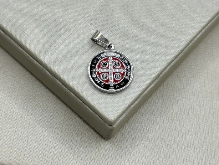 PINGENTE SÃO BENTO AÇO INOX