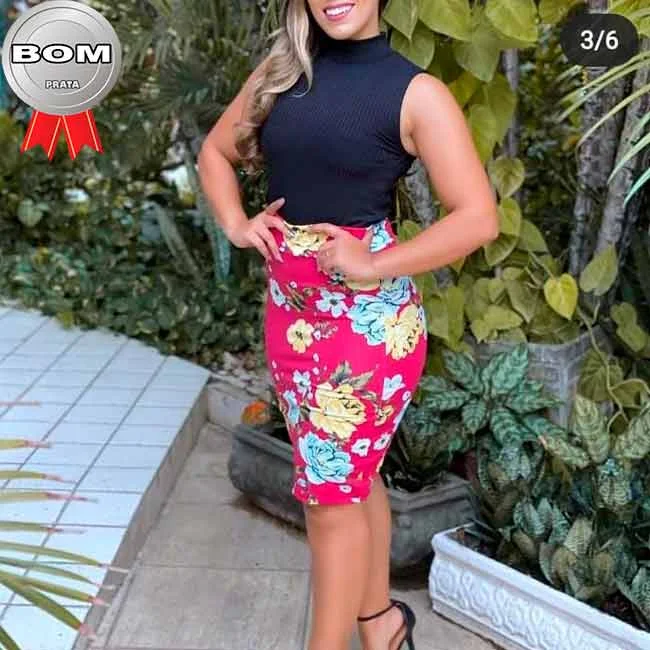 Saia Secretária Suplex Atacado