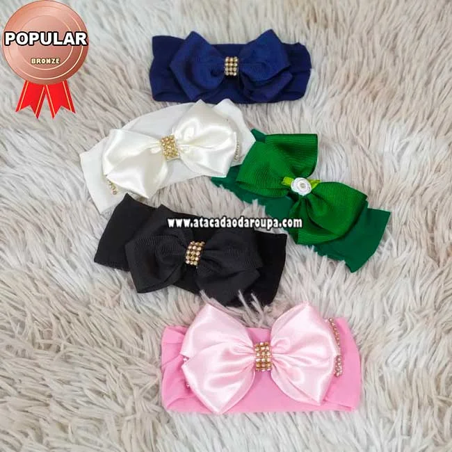 Faixas de Bebê com Laço Rn Atacado