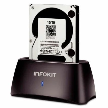 Dock Station HD Sata 3.5" e 2.5"HHD ou SSD USB 3.0 INFOKIT - ECASE-Z320 Atacado