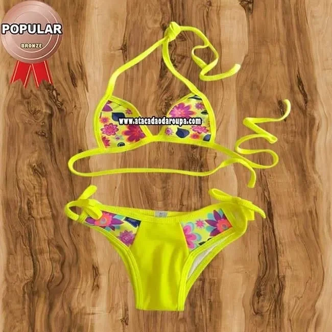 Biquíni Infantil Várias Estampas Atacado