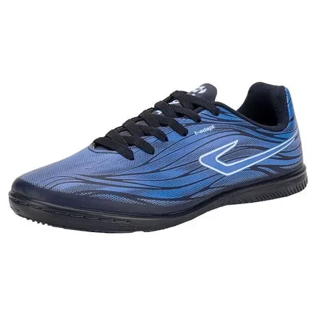 Chuteira Futsal Slick V Topper TP0492 Azul Atacado