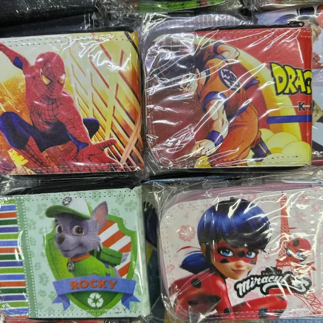 Kit C/6 Carteira infantil no Atacado