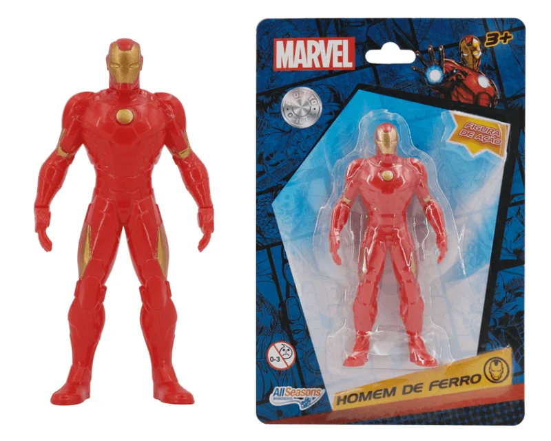 892115 BONECO MARVEL HOMEM DE FERRO ALL SEASONS 9.5CM BLISTE Atacado