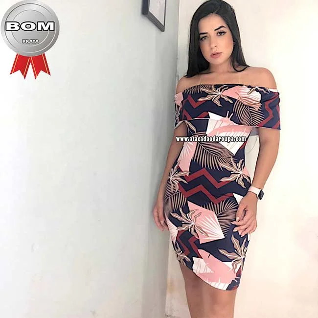 Vestidos de Malha Leila Atacado