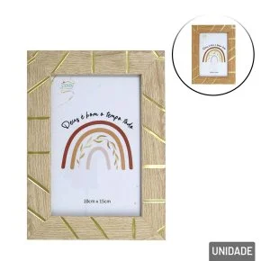 Porta Retrato de Plástico 10x15 Moldura Decorada Atacado