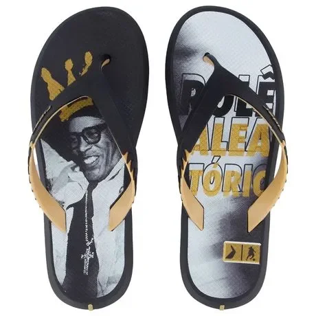 Chinelo Masculino R1 Prime R10 Rider 12559 Preto/Bege Atacado