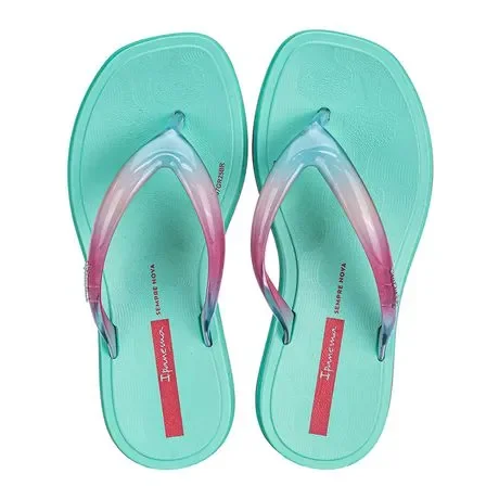 Chinelo Infantil Feminino Glow Trendy Ipanema 27422 Verde Atacado