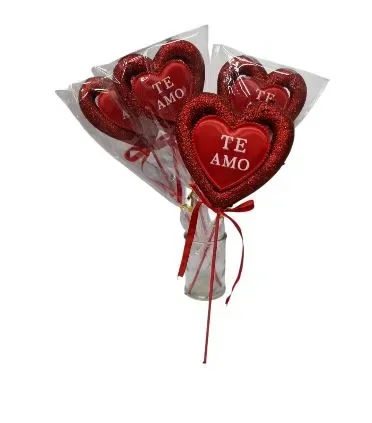 ASH-82.0266 ENFEITE CORAÇÃO TE AMO 30CM Atacado