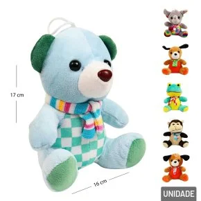 Animais de Pelúcia 17cm Sortidos Atacado