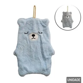 Toalha de Poliéster 16x27cm Naninha Urso Color Atacado