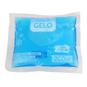 Bolsa de Gelo Artificial Flexível 200ml Azul Atacado