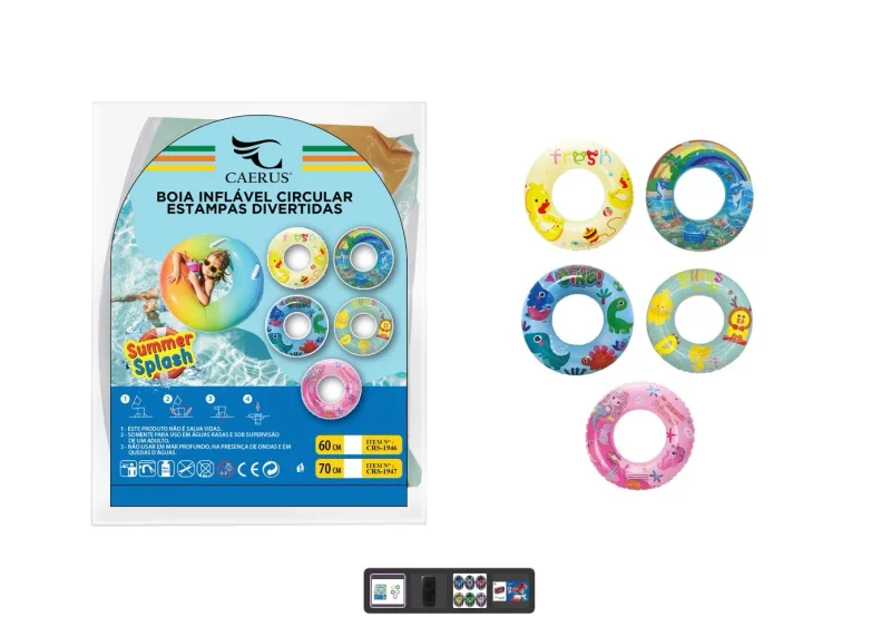 CRS-1946 BOIA INFLAVEL CORES SORTIDAS 55CM Atacado